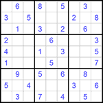 Судоку 9х9 #827 легкий
