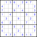 Судоку 9х9 #828 легкий