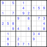 Судоку 9х9 #849 легкий