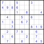 Судоку 9х9 #852 легкий