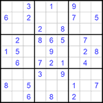 Судоку 9х9 #853 легкий