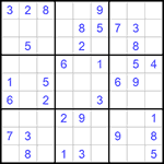 Судоку 9х9 #857 легкий