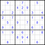 Судоку 9х9 #858 легкий