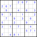 Судоку 9х9 #862 легкий