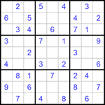 Судоку 9х9 #868 легкий