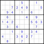 Судоку 9х9 #869 легкий