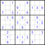 Судоку 9х9 #870 легкий