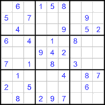 Судоку 9х9 #871 легкий