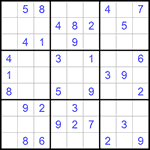 Судоку 9х9 #872 легкий