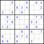 Судоку 9х9 #874 легкий