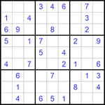 Судоку 9х9 #875 легкий
