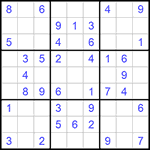 Судоку 9х9 #880 легкий