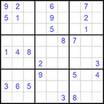 Судоку 9х9 #733 средний