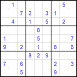 Судоку 9х9 #734 средний