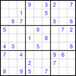 Судоку 9х9 #735 средний