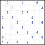 Судоку 9х9 #736 средний