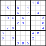 Судоку 9х9 #737 средний