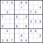 Судоку 9х9 #739 средний