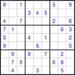 Судоку 9х9 #740 средний