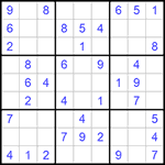 Судоку 9х9 #742 средний