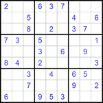 Судоку 9х9 #745 средний