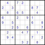 Судоку 9х9 #748 средний