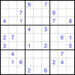 Судоку 9х9 #752 средний