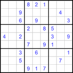 Судоку 9х9 #753 средний