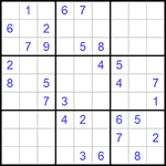 Судоку 9х9 #754 средний