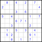 Судоку 9х9 #757 средний