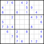 Судоку 9х9 #758 средний