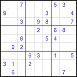 Судоку 9х9 #760 средний