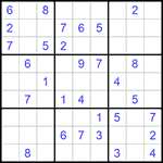 Судоку 9х9 #764 средний