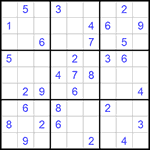 Судоку 9х9 #767 средний