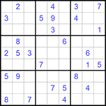 Судоку 9х9 #771 средний