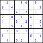 Судоку 9х9 #772 средний