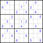 Судоку 9х9 #773 средний