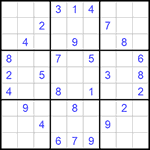 Судоку 9х9 #778 средний