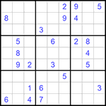 Судоку 9х9 #781 средний