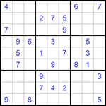 Судоку 9х9 #783 средний