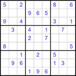 Судоку 9х9 #784 средний