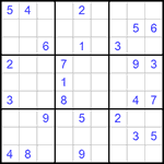 Судоку 9х9 #785 средний