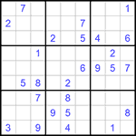 Судоку 9х9 #786 средний