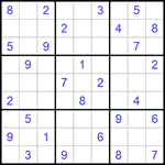 Судоку 9х9 #787 средний