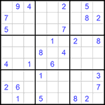 Судоку 9х9 #791 средний