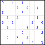 Судоку 9х9 #792 средний