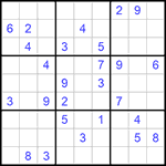 Судоку 9х9 #795 средний