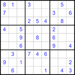 Судоку 9х9 #798 средний