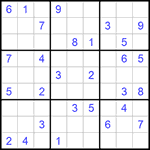 Судоку 9х9 #800 средний