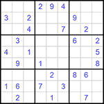 Судоку 9х9 #802 средний